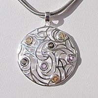 Indian Pendants Jewelry • Gemstones • 925 Silver