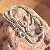 Indian Snake Chain Ø 1.6mm pure 925 Sterling Silver