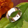 Indian Ring smooth glossy 925 Sterling Silver Design