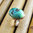 Indian Turquoise Ring smooth Setting - 925 Silver Jewelry