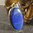Large Pendant with Lapis Lazuli deep blue - 925 Silver Jewelry