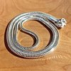 Achtkant Schlangenkette Halskette 3mm - 925 Silber
