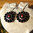 Indian Earrings Onyx with Coral Flower Shape 925 Silver