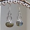 Labradorite Earrings ❈ Design in 925 Silver