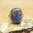 Indischer Labradorit Ring rechteckig - 925 Silber Schmuck