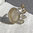 Premium Ring Rutilquarz gold mit Citrin ⚜ 925 Silber Design