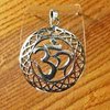 Pendant OM Sign - Indian 925 Silver Jewelry