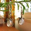 Fine Indian Moonstone Earrings ✧ Pretty Silver Ornament