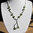 Noble Indian Peridot Jewelry Necklace in 925 Silver