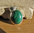 Pendant with Malachite - Indian 925 Sterling Silver Jewelry