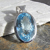 Indian Blue Topaz Premium Jewelry • 925 Silver