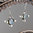 Feine Ohrringe Chalcedon und Perlen • 925 Silber Design