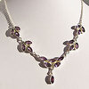 Enchanting Indian Amethyst Necklace • 925 Silver