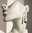 Indische Granat Ohrringe ❦ blattförmiges Silberornament