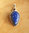 Lapis Lazuli Pendant ornated with Garnet • 925 Silver Jewelry