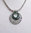 Indian Pendant Green Onyx ❈ Ethnic Style 925 Silver