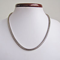Indian Snake Chain Ø 4.5mm *Eyelet detachable* 925 Silver