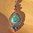 Indian Pendant Turquoise Coral Lapis ☸ 925 Silver Ethnic Style