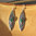 Indian Malachite Earrings ❦ Ethnic Style 925 Silver