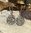 Labradorit Ohrringe ❦ verziertes 925 Silbergeflecht