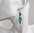 Indian Earrings Turquoise with Coral ❦ 925 Silver