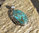 Indian Pendant with Sea Jasper blue ❂ 925 Silver