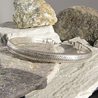 Indisches Ethno Armband • Schlangenketten Design • 925 Silber
