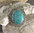 Ornately decorated Turquoise Pendant ☙ 925 Silver