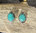 Indian Turquoise Earrings • Ethnic Style Silver Jewelry