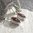 Indian Garnet Earrings Navette Shape ❈ 925 Silver Design