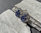 Lapislazuli Ohrringe ❦ verziertes 925 Silbergeflecht