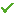 Symbol - grünes Häkchen